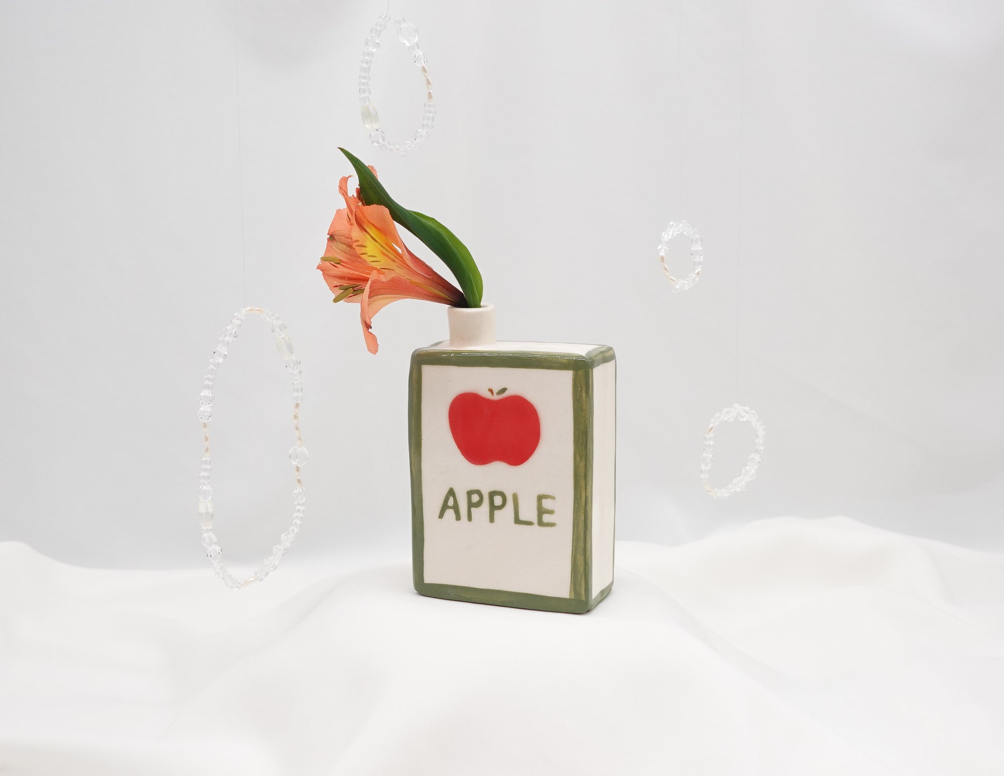 Apple Juice Box Vase