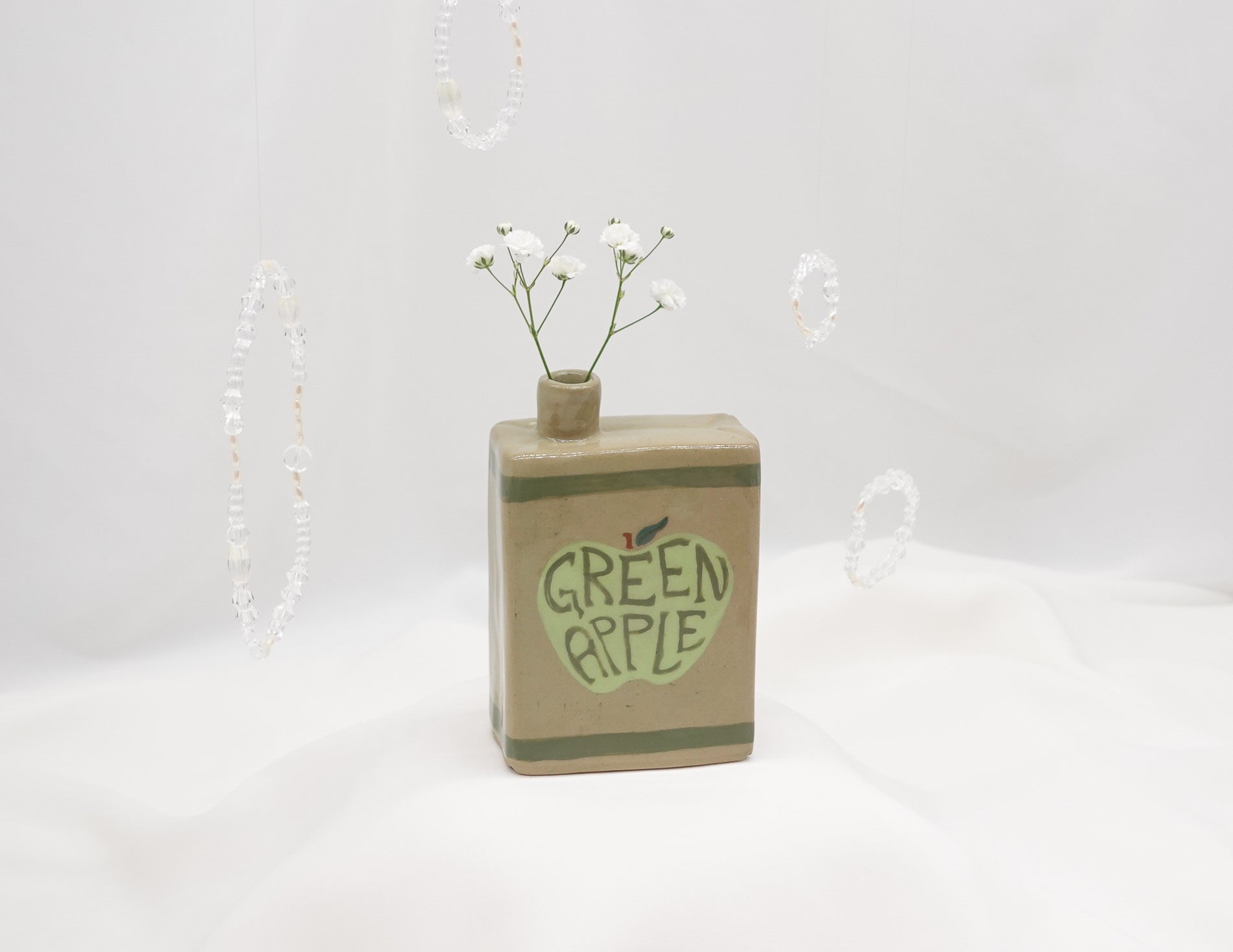 Green Apple Vase