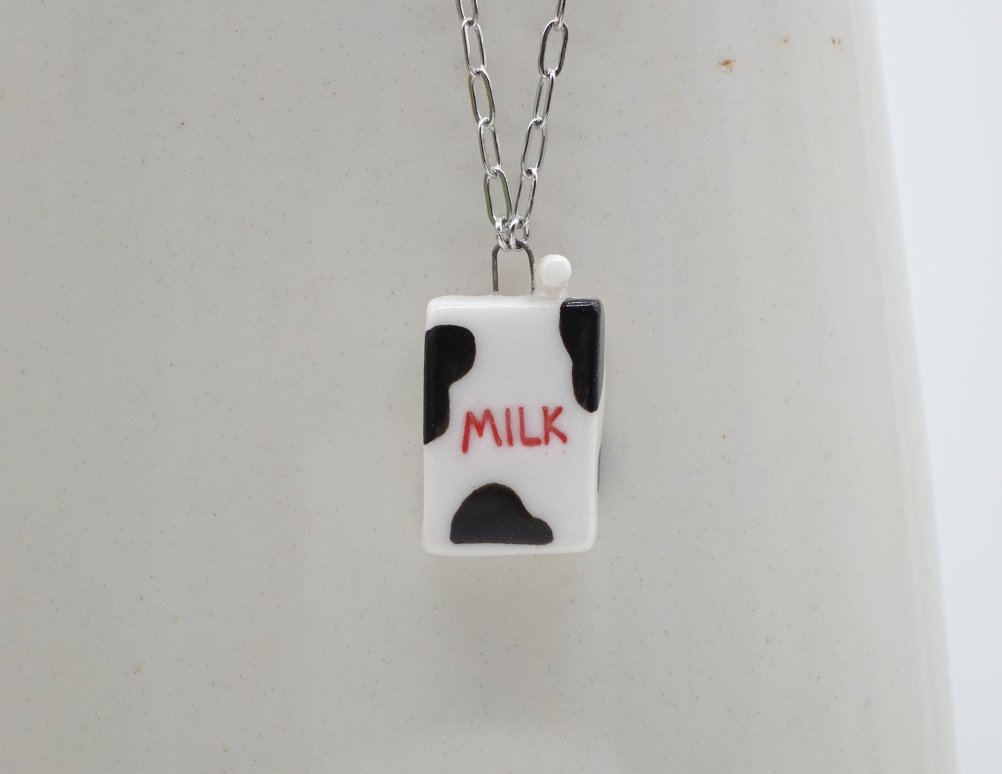 Milk Box Necklace