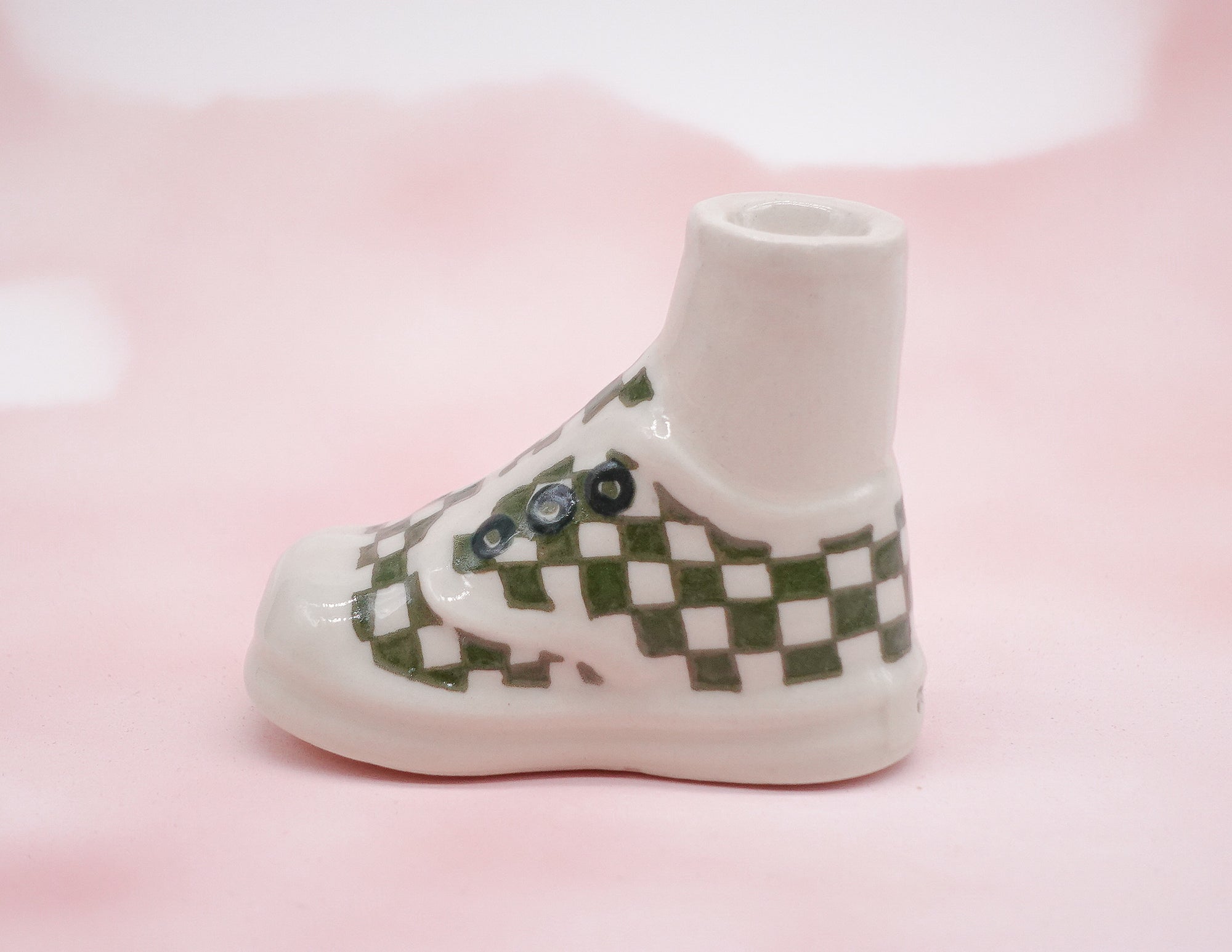 Green Checkered Shoe