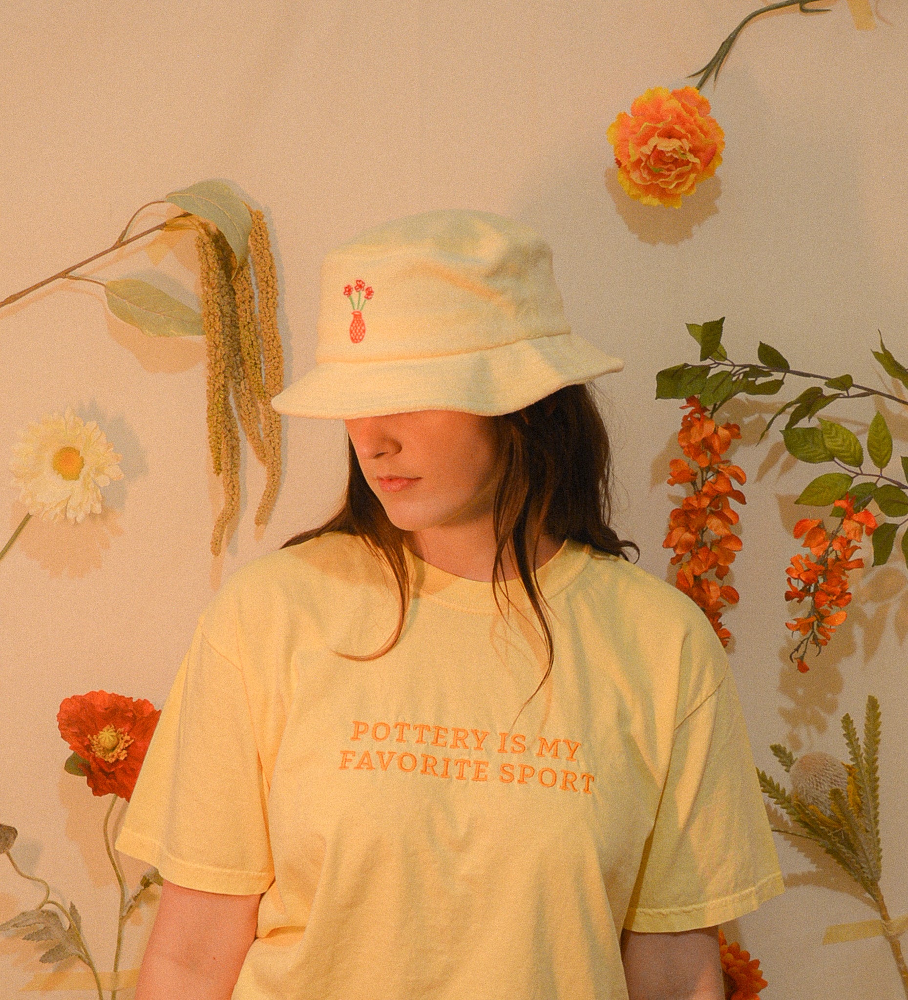 Flower Vase Bucket Hat