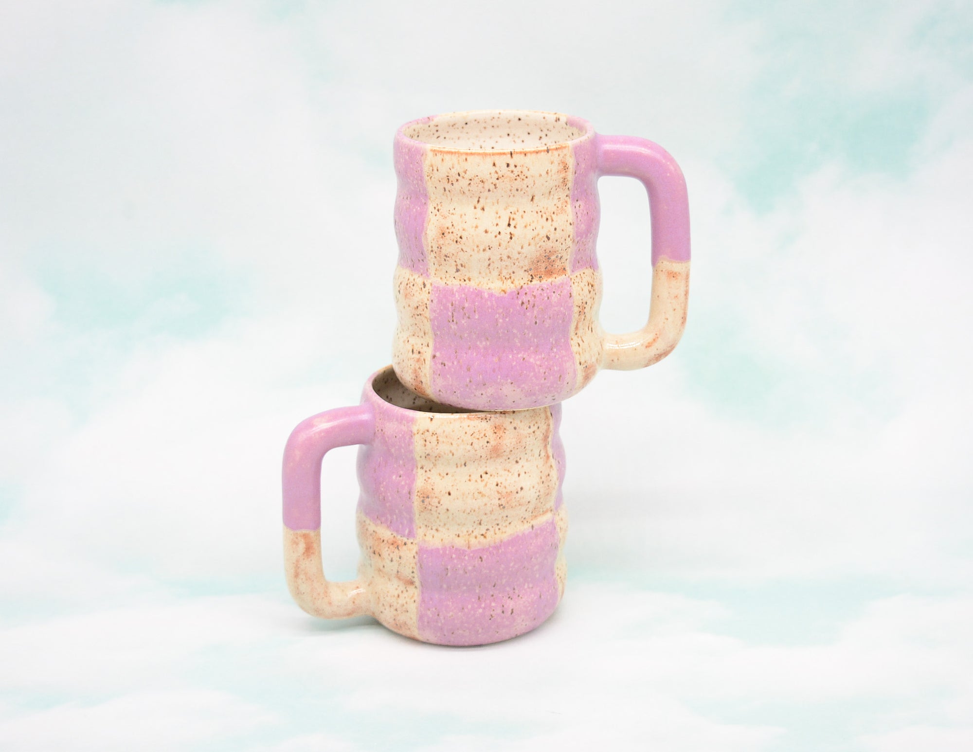 Orchid Checkerboard Mug x Free People Exclusive