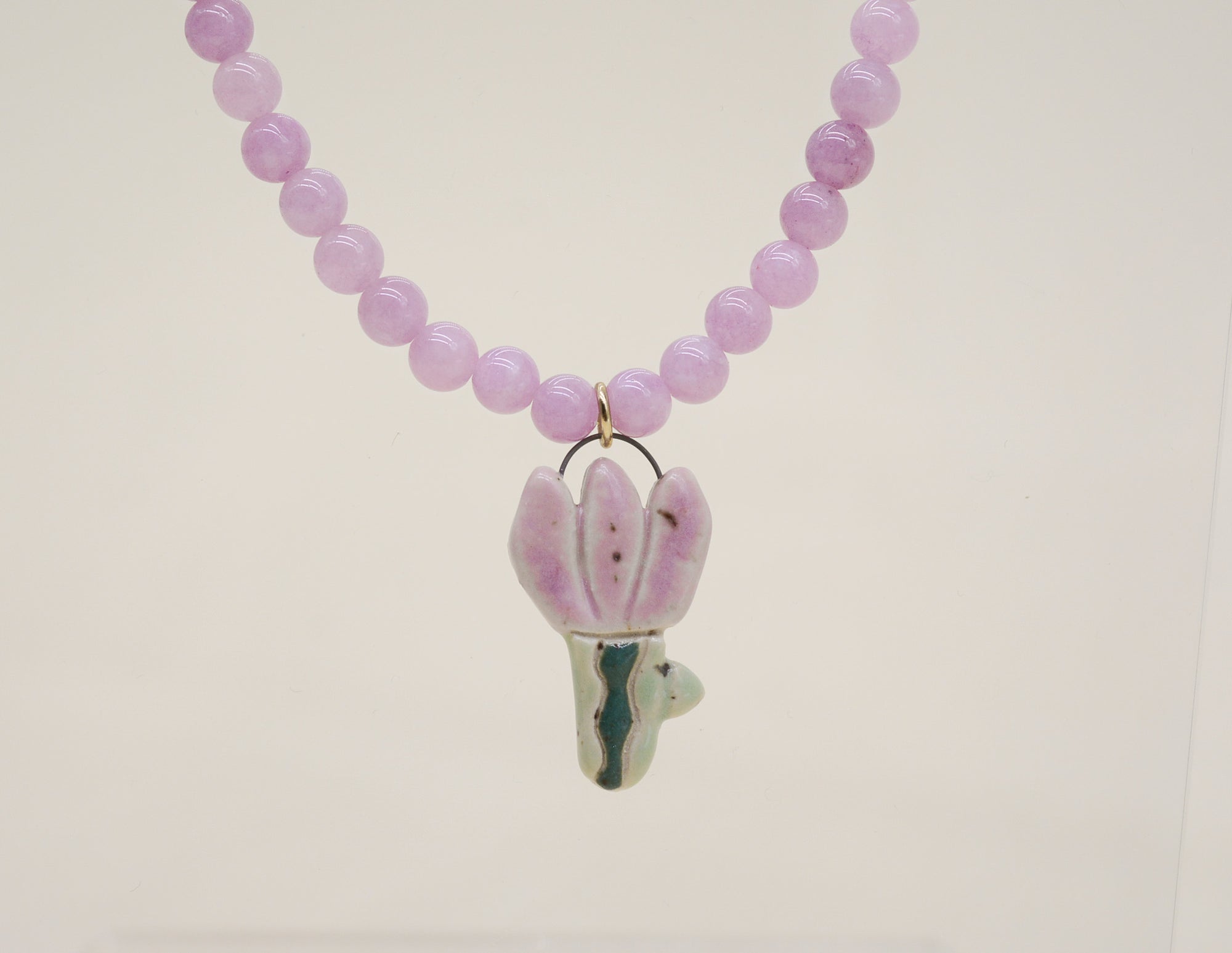 Purple Tulip Necklace
