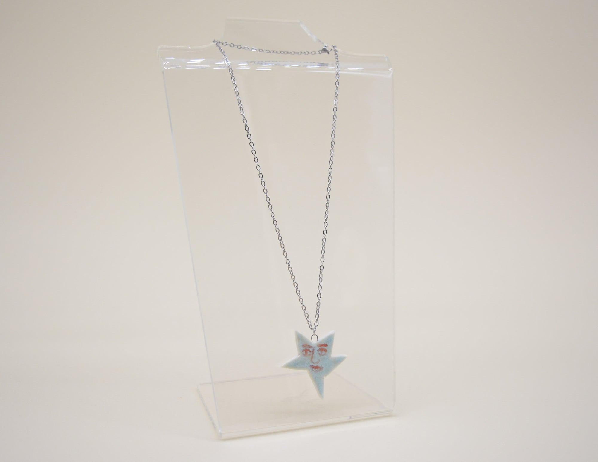 Star Face Necklace