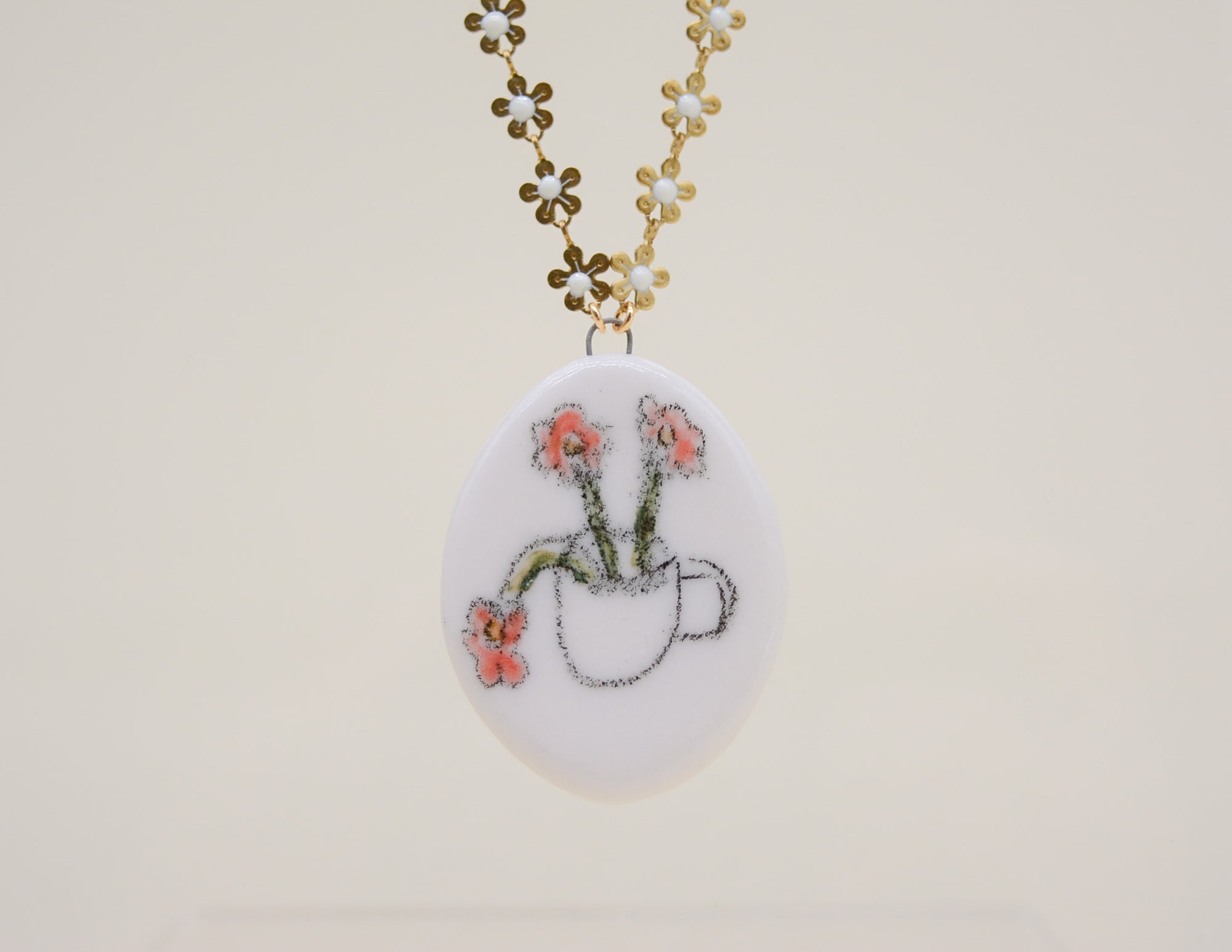 Coffee Cup Necklace