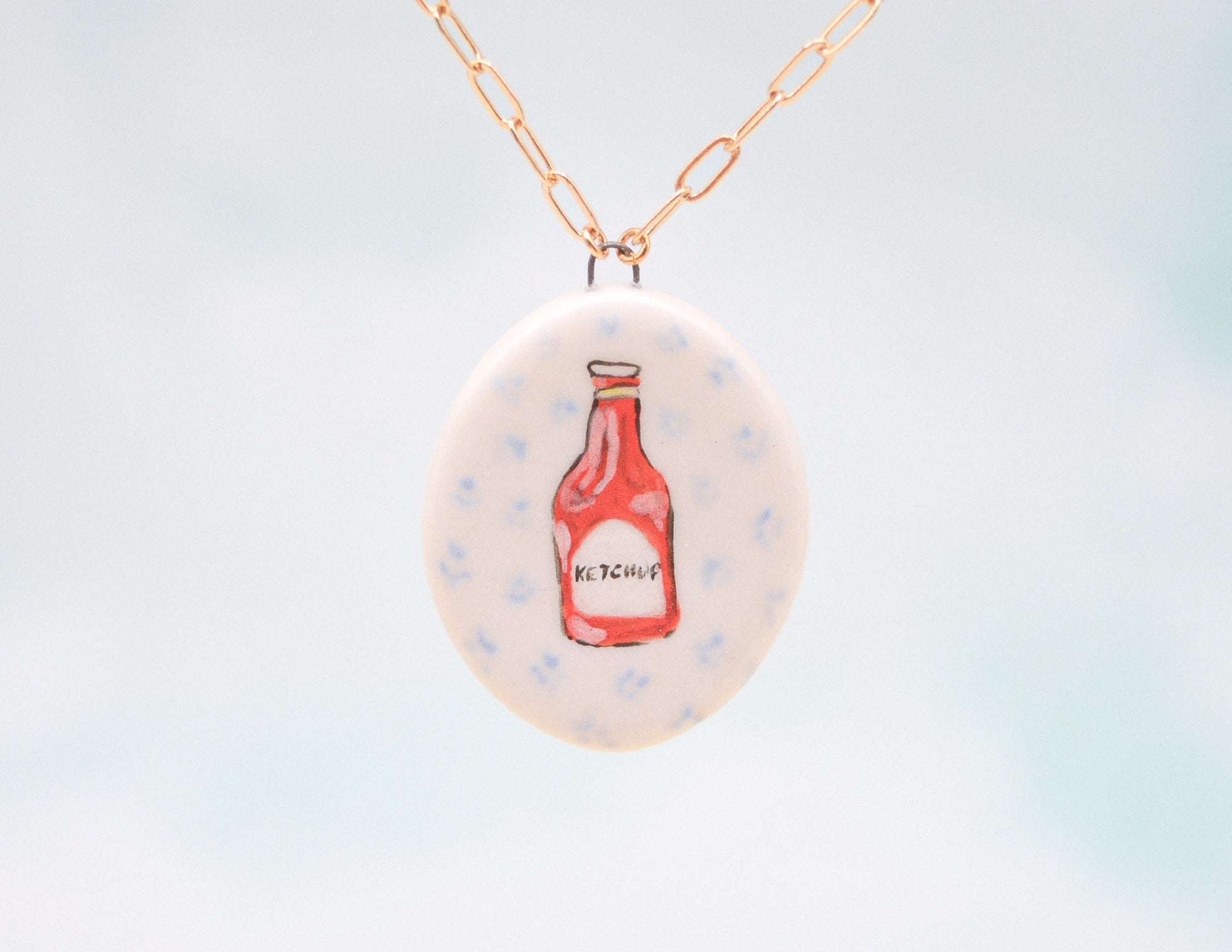 Ketchup Necklace