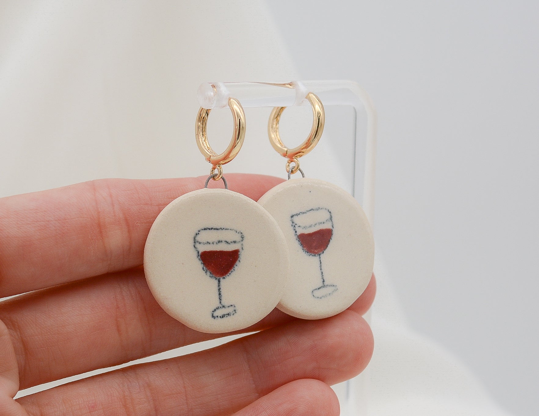 Red Wine Earrings