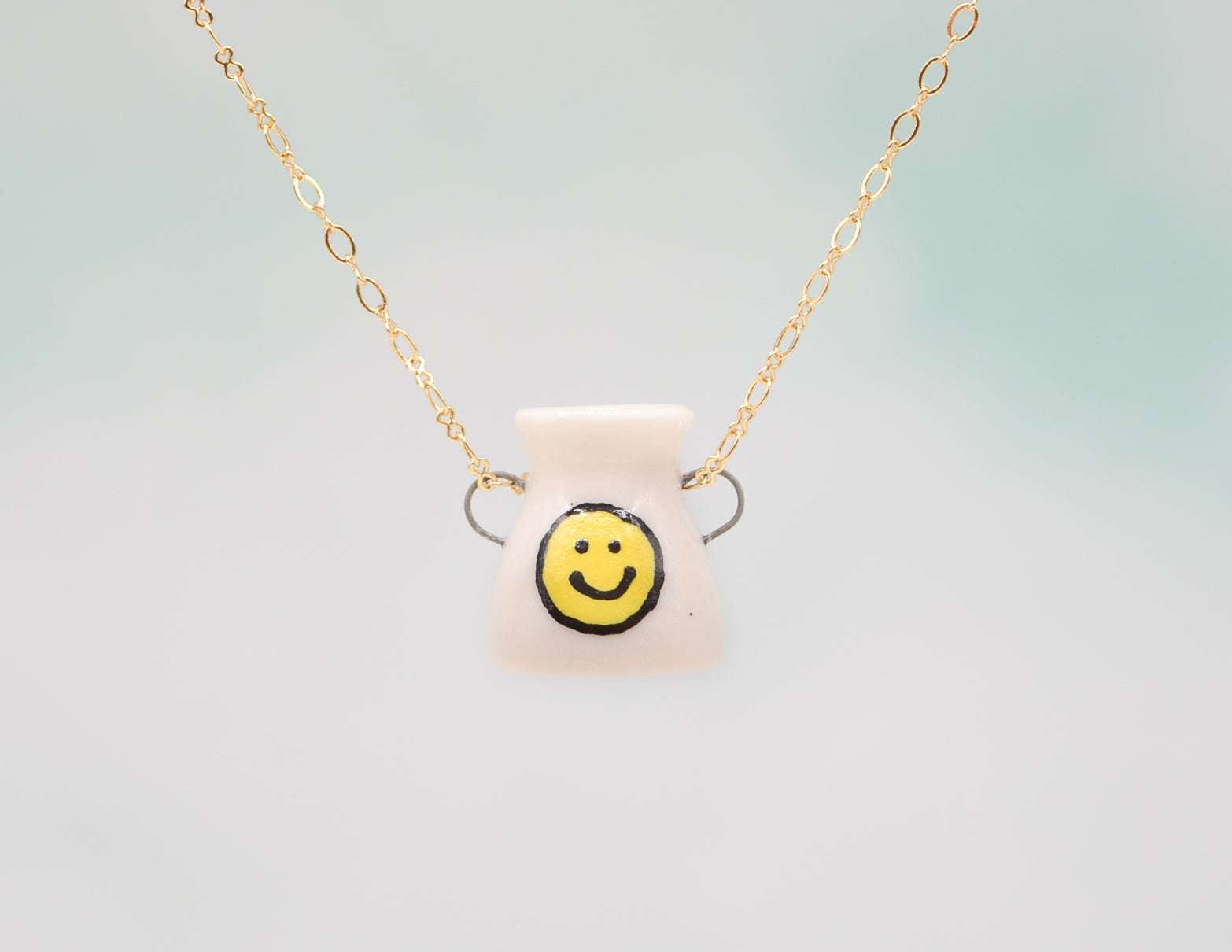 Smiley Pot Necklace #1