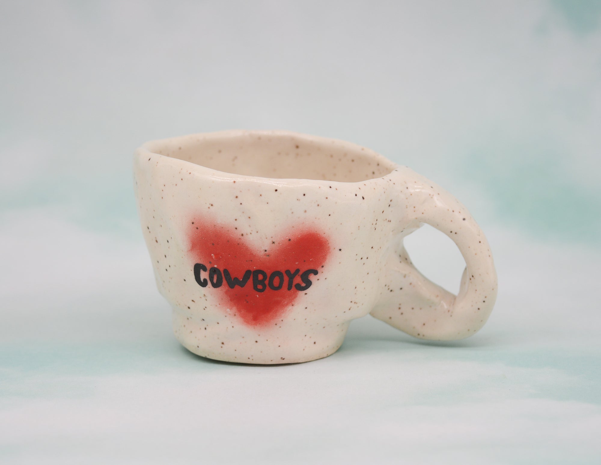 Cowboys Speckled Cup