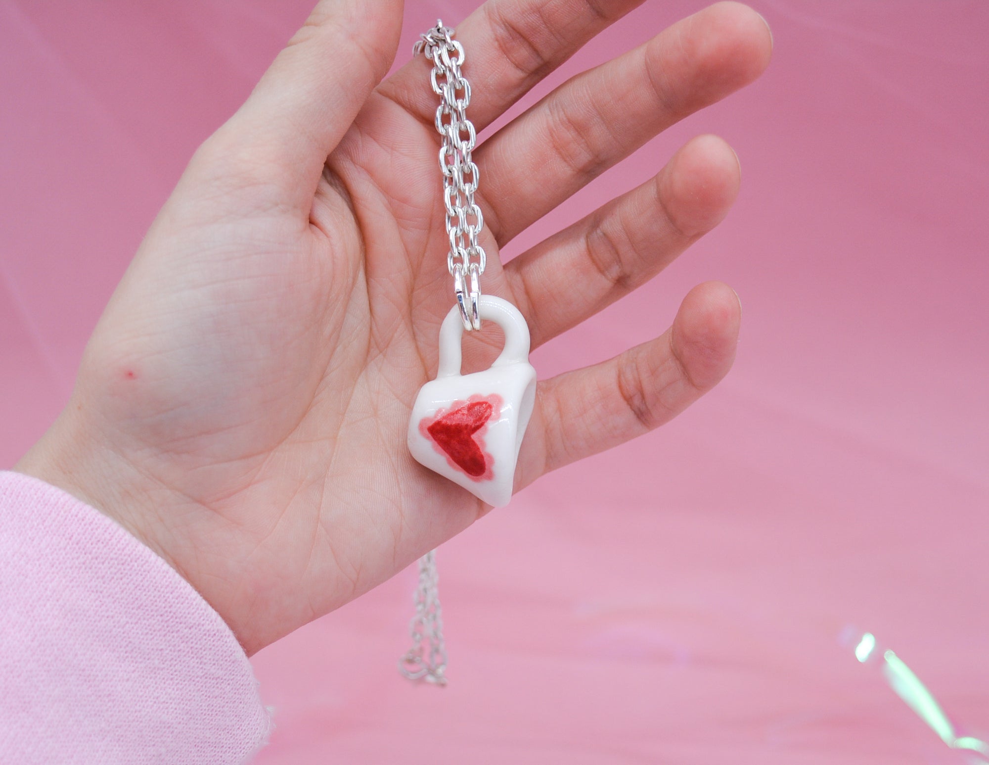 Heart Mug Necklace