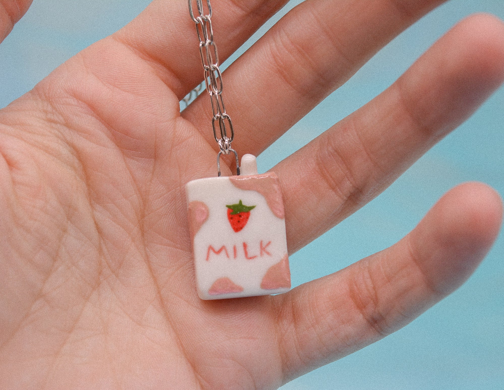 Strawberry Milk Necklace
