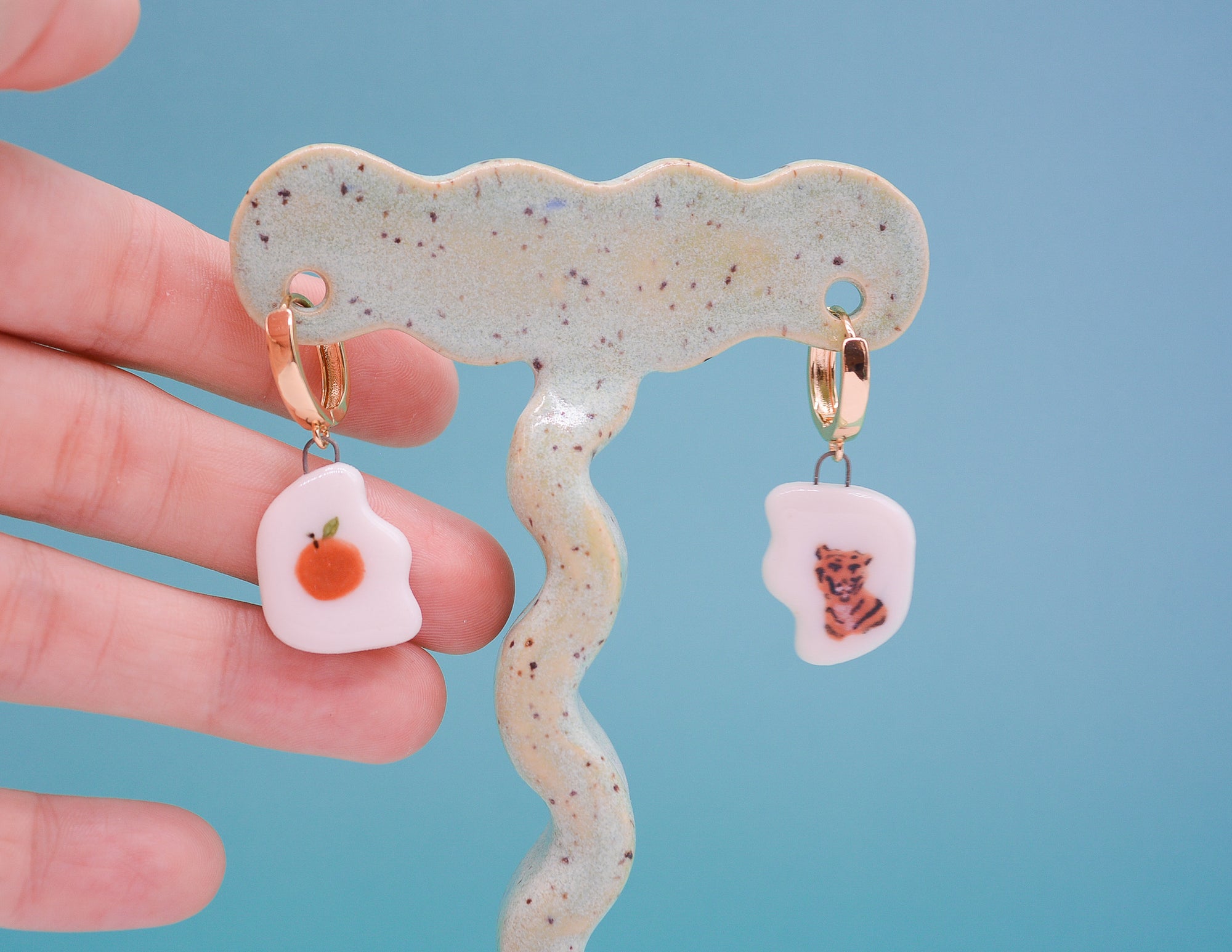 Tigers and Oranges Earrings