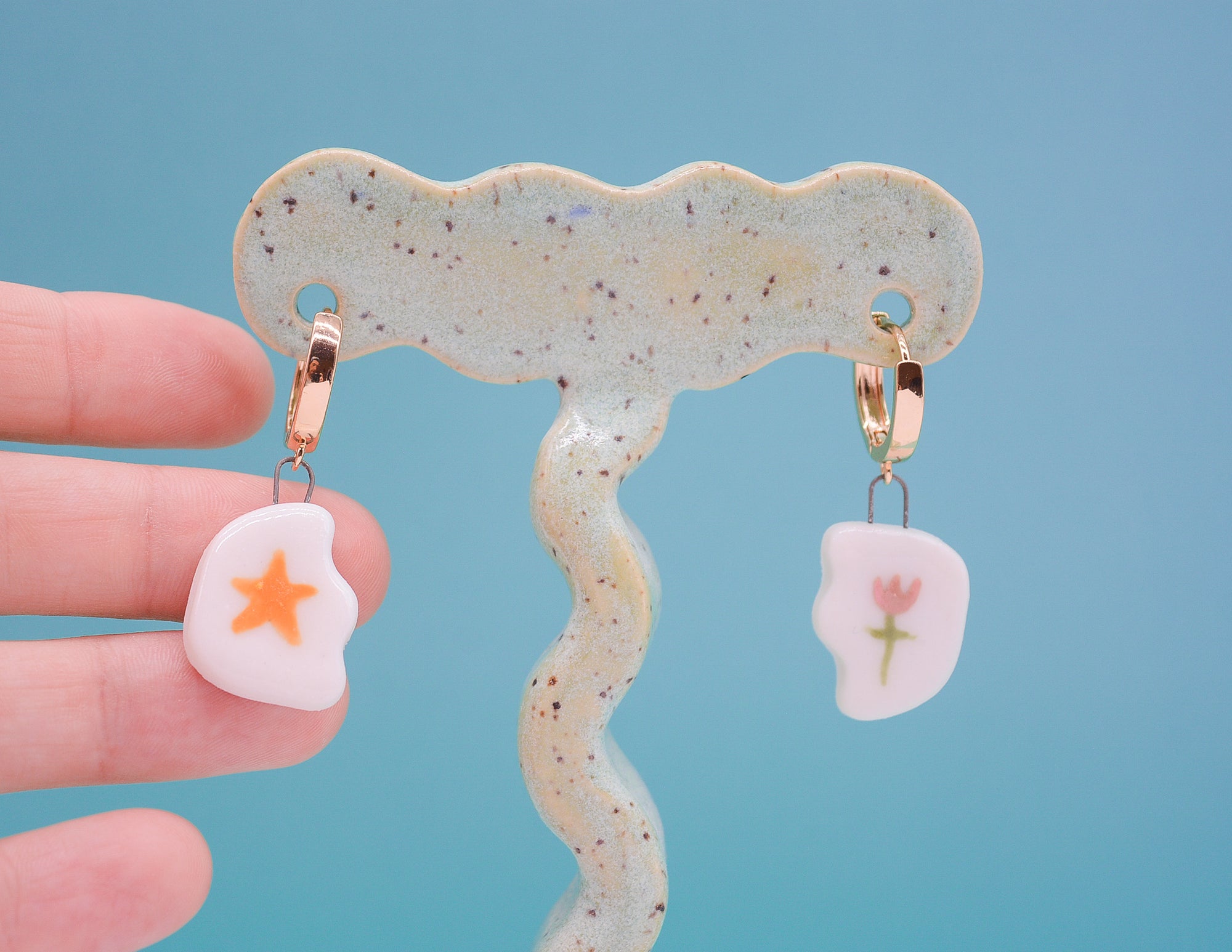 Tulips and Stars Earrings