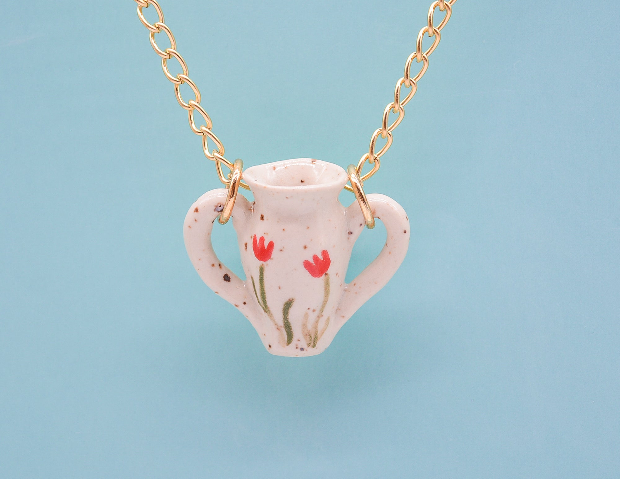 Tulip Vase Necklace