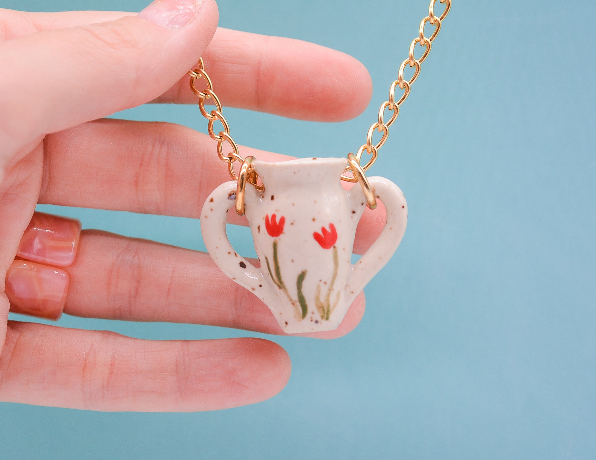 Tulip Vase Necklace