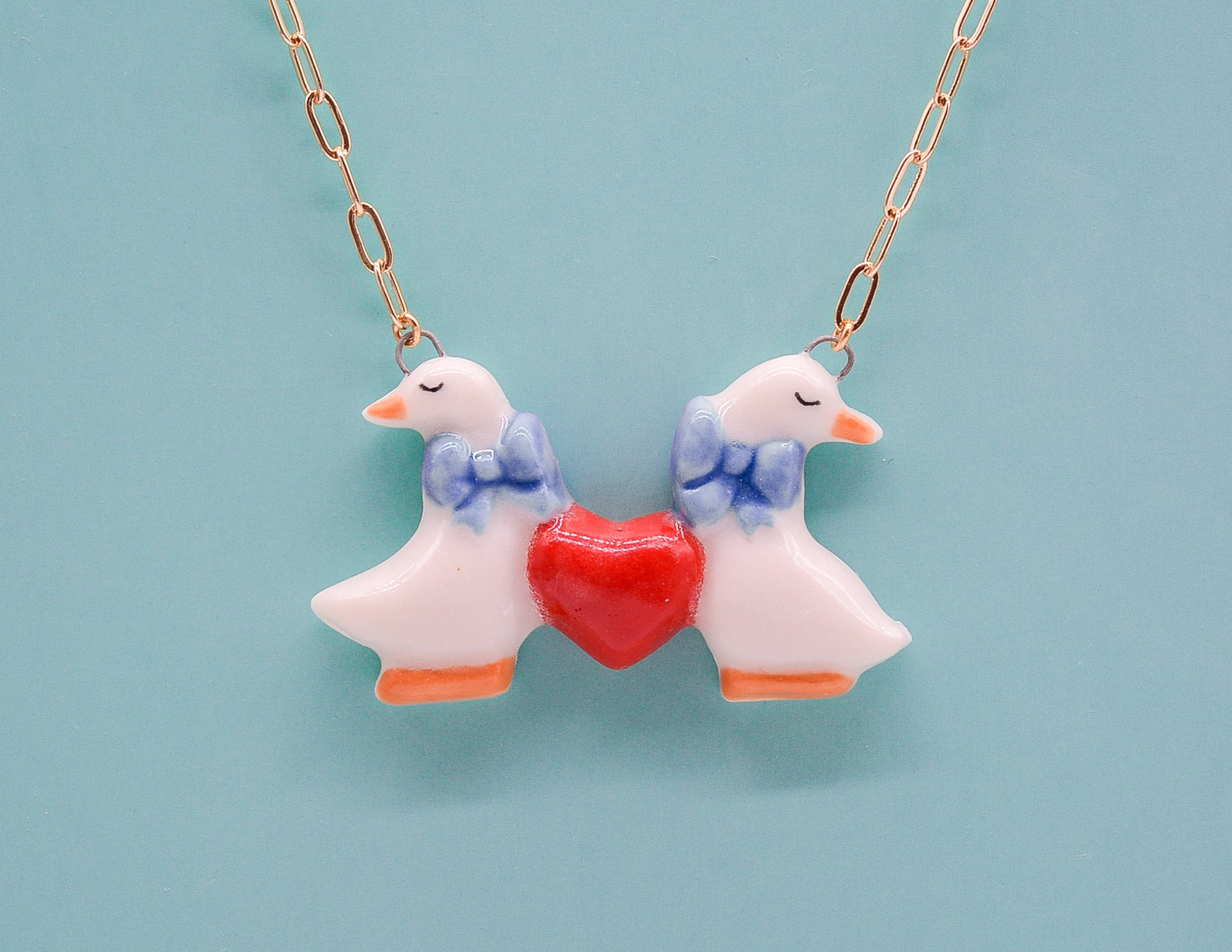Love Ducks Necklace