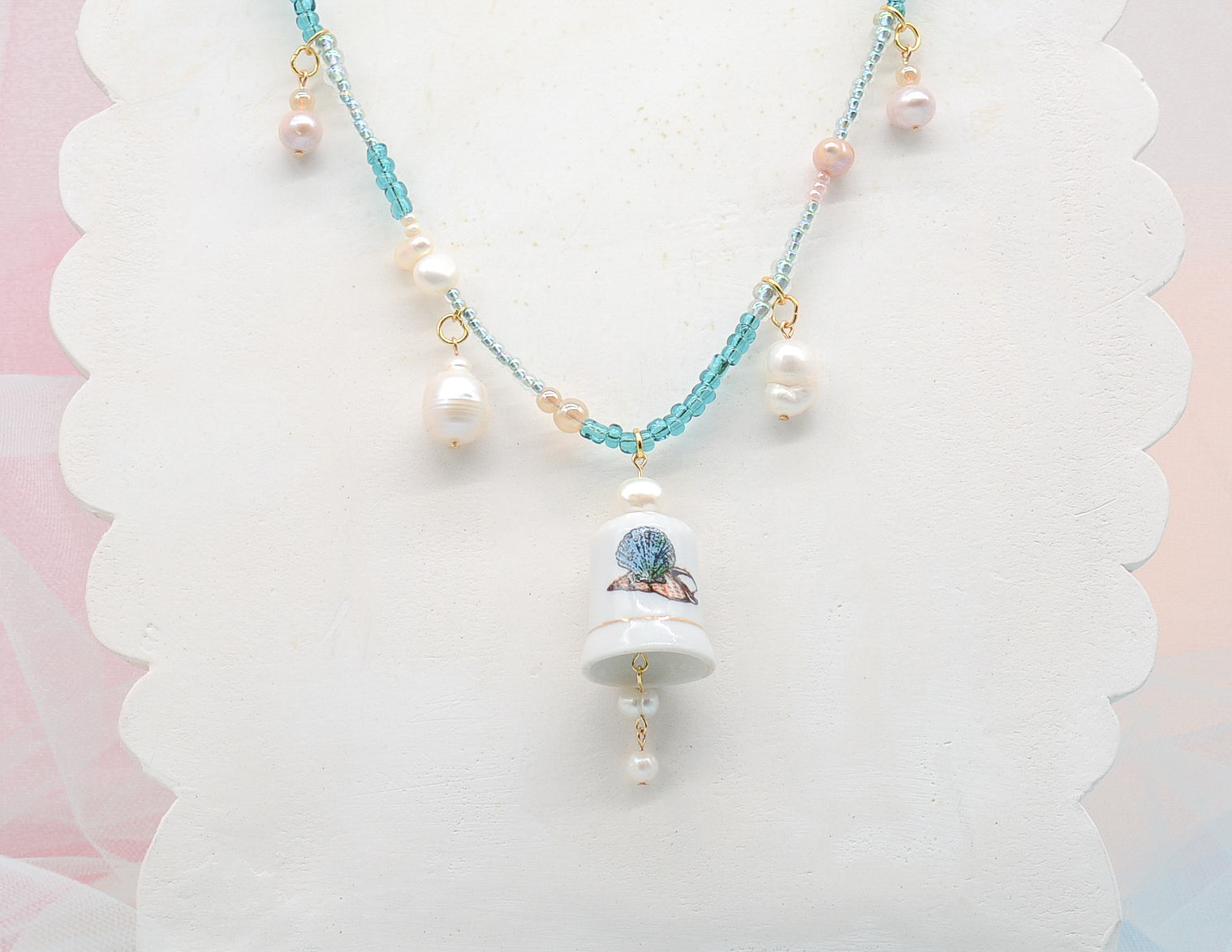 Shell Thimble Necklace