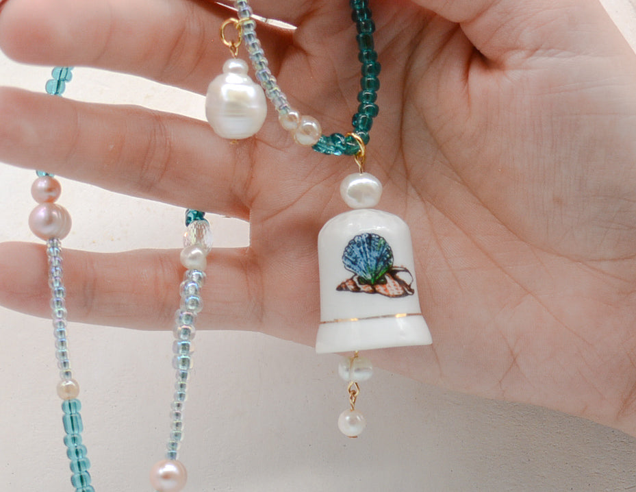 Shell Thimble Necklace