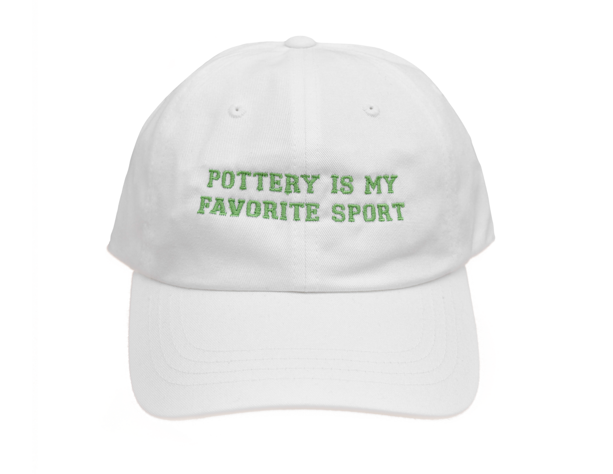 Pottery Is My Favorite Sport Hat - Green