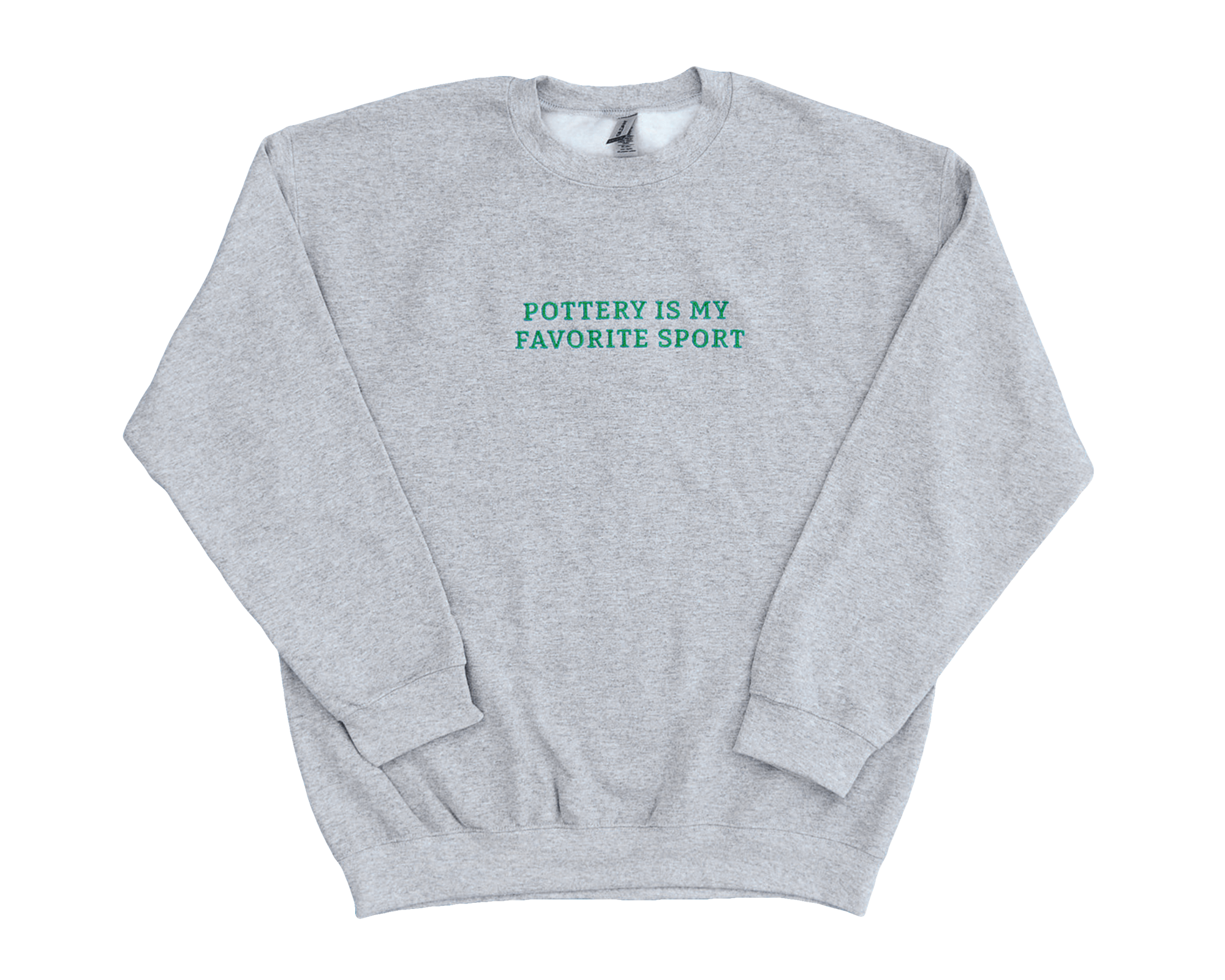 Pottery Is My Favorite Sport Sweatshirt - Grey