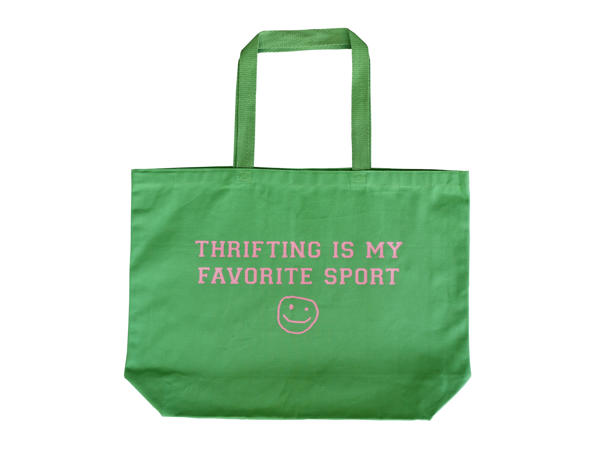 Thrifting is My Favorite Sport Tote - Green