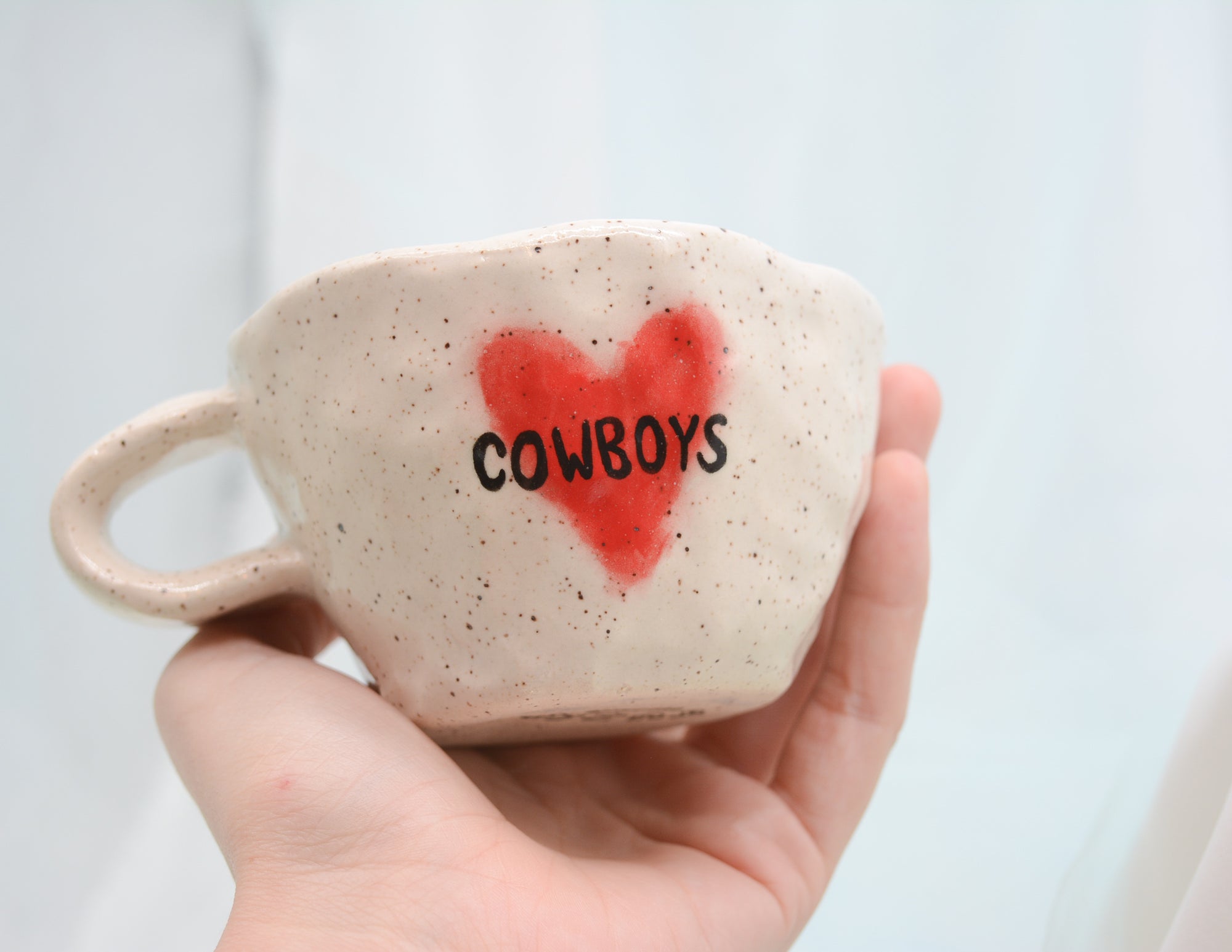 Cowboys Speckled Cup