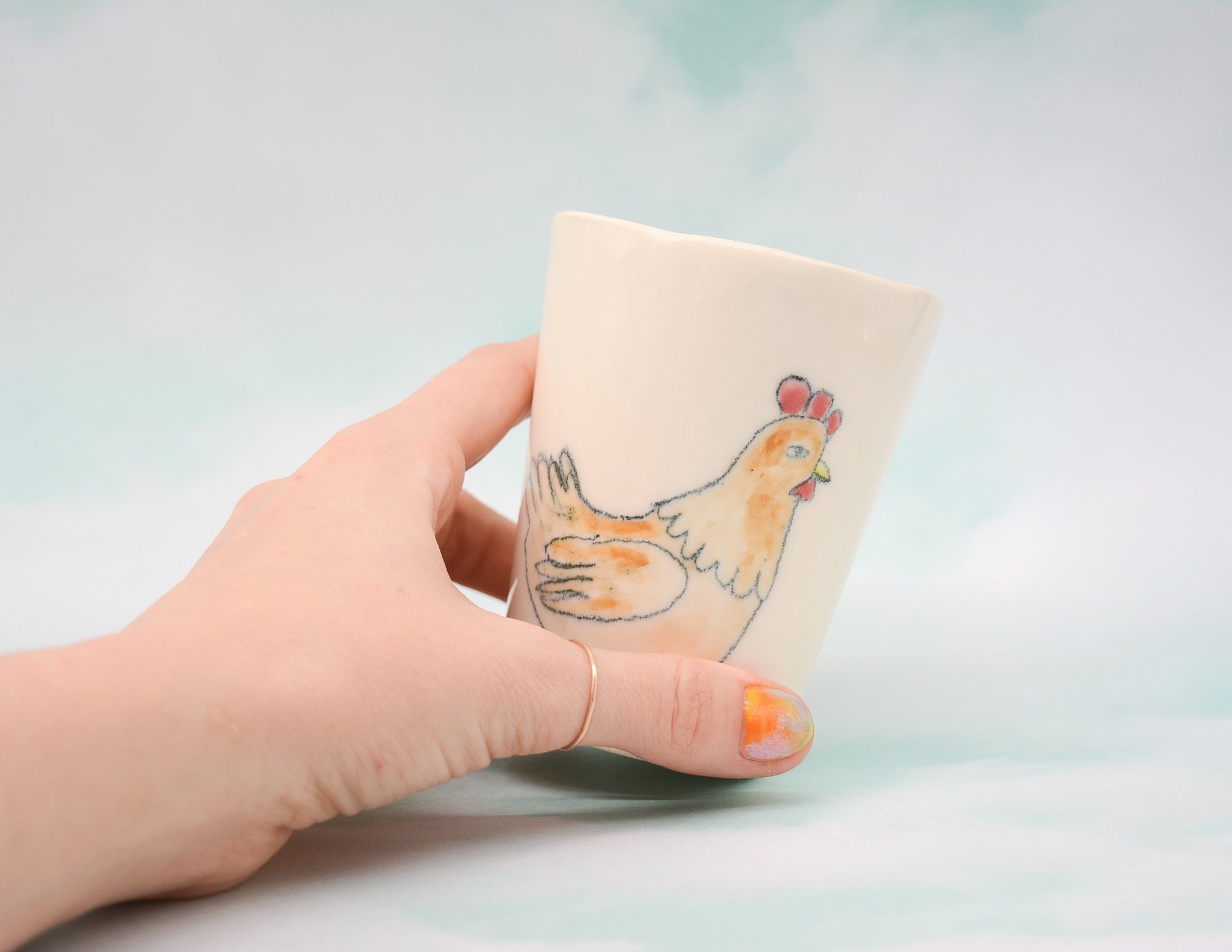 Perry the Chicken Cup