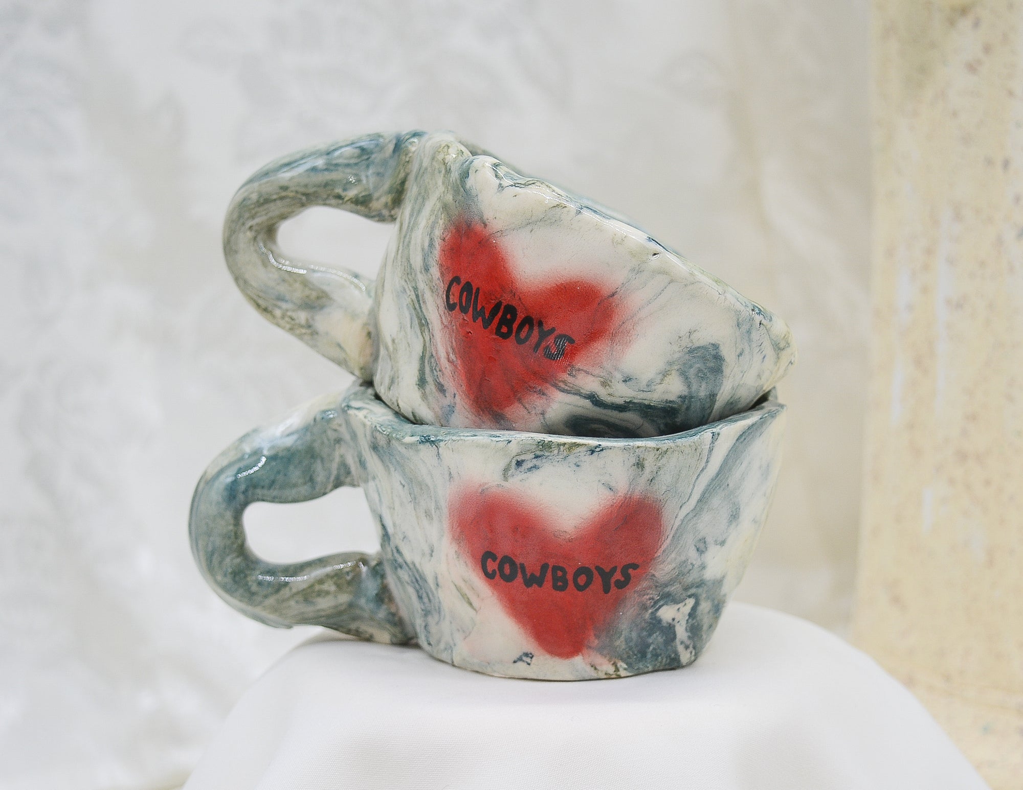 Love Cowboys Marbled Cup